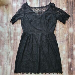 Nine West Dress Black Lace Classic Elegant NWT 14